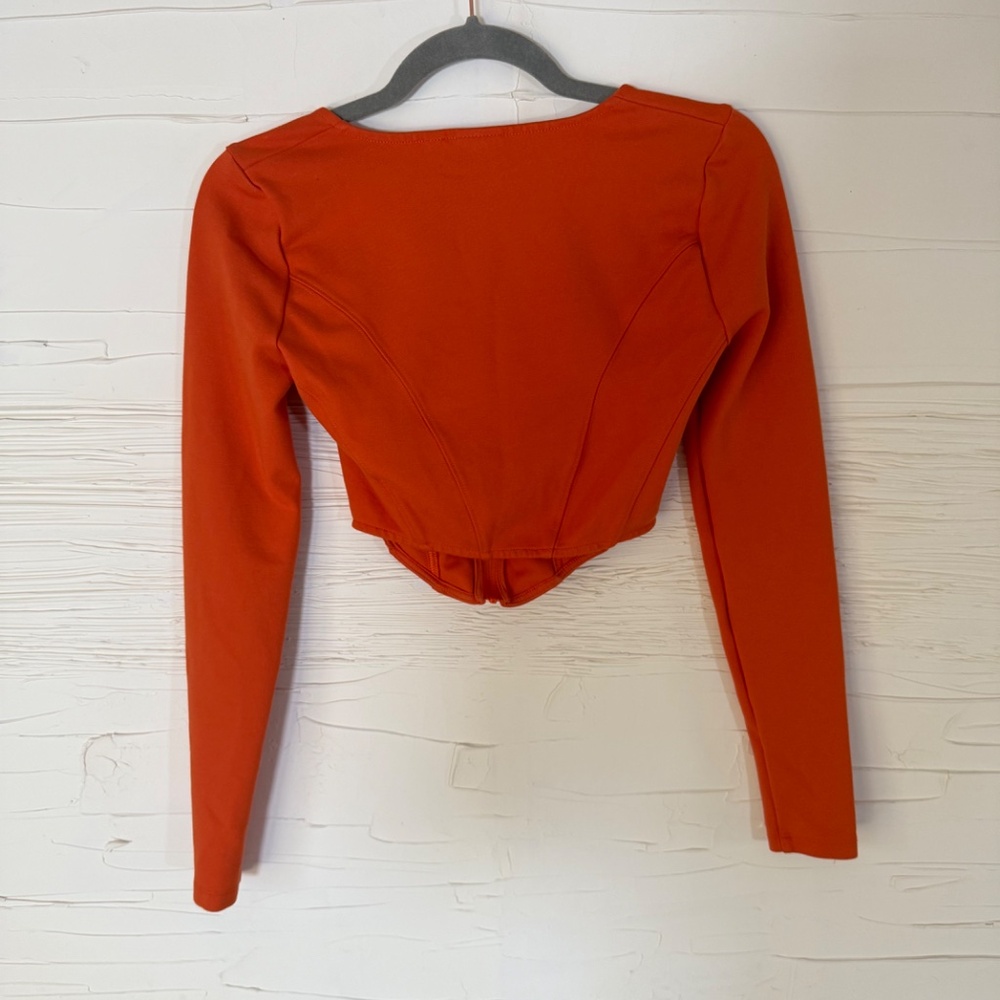 🎃 Sunday Best from Aritzia | Size Small | Maverick Bustier Longsleeve - Picture 3 of 5